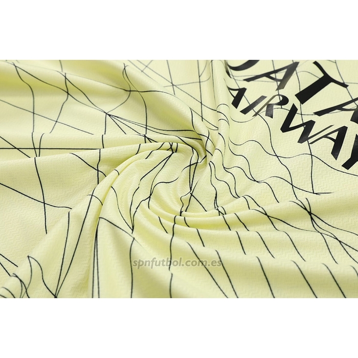 Chandal del Paris Saint-Germain Jordan Manga Corta 2023-2024 Amarillo - Pantalon Corto